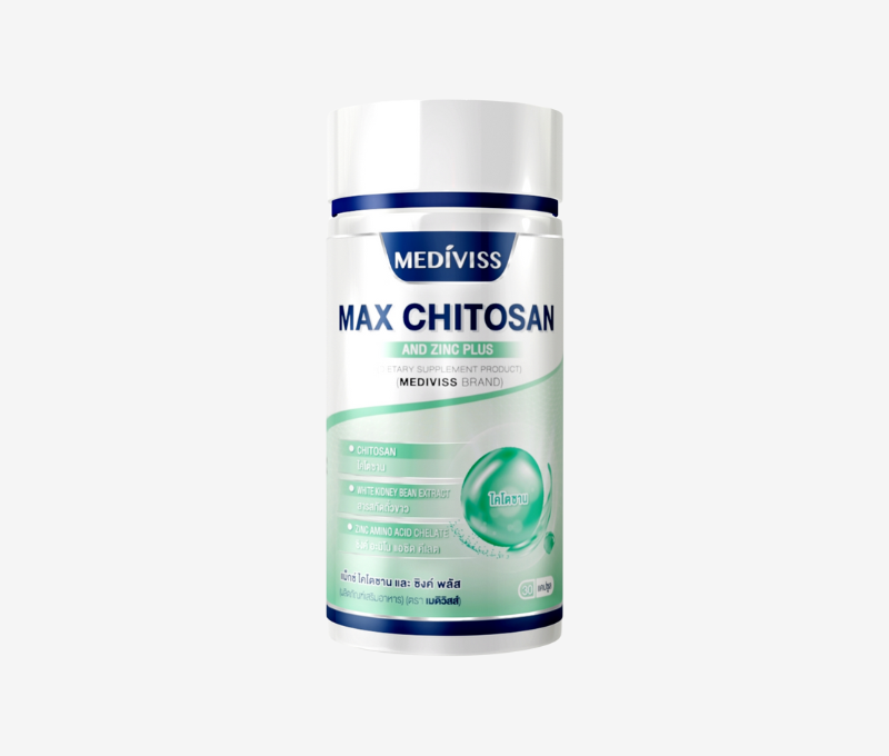 MAX CHITOSAN AND ZINC PLUS  แม็กซ์ ไคโตซาน เเละ ซิงค์ พลัส